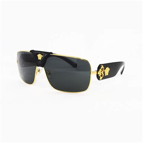 versace glasses mens gold|men's versace sunglasses with gold.